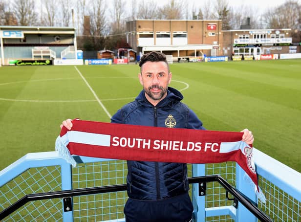 South Shields were defeated by Warrington Town in the play-off semi-final