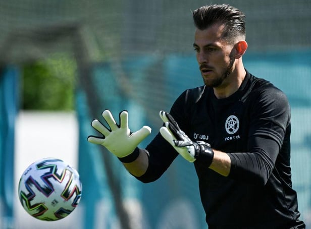 Martin Dubravka on Slovakia duty this summer.