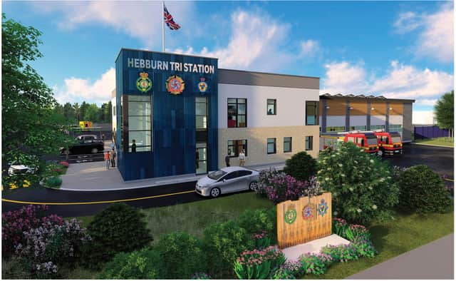 A CGI of how the new Hebburn Tri-Station could look.