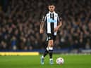 Newcastle player Bruno Guimaraes in action (Photo by Stu Forster/Getty Images)
