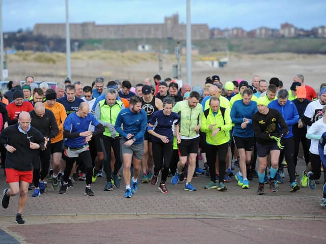 South Shields Parkrun gets underway.