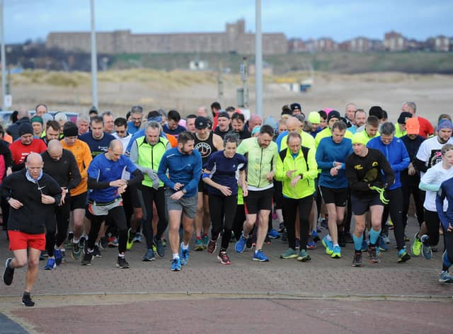 South Shields Parkrun gets underway.
