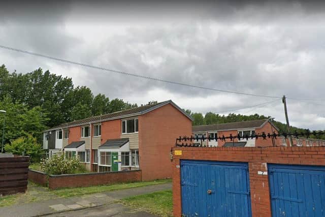 Some of the properties affected.