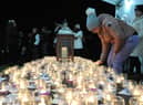 Wave of Light at Souter Lighthouse, Whitburn, organised by 4louis, marking Baby Loss Awareness Week.