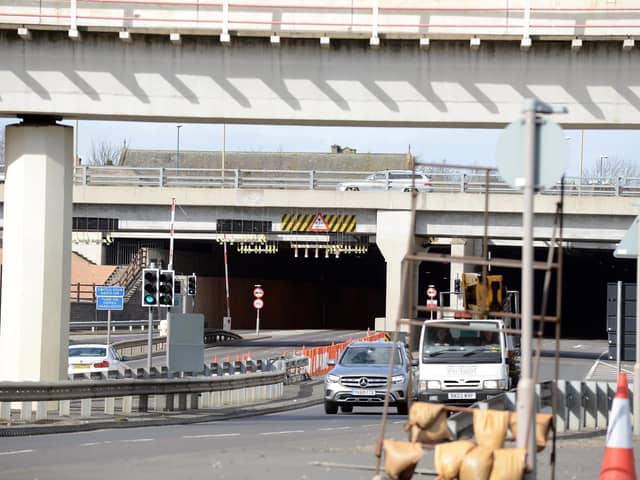Tyne Tunnel, South Tyneside entrance