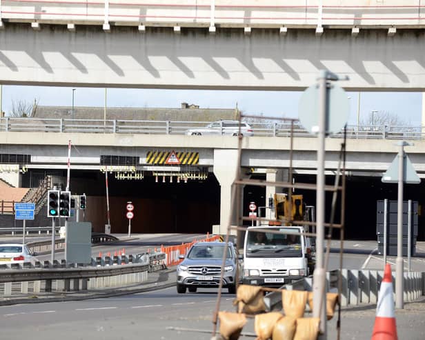 Tyne Tunnel, South Tyneside entrance