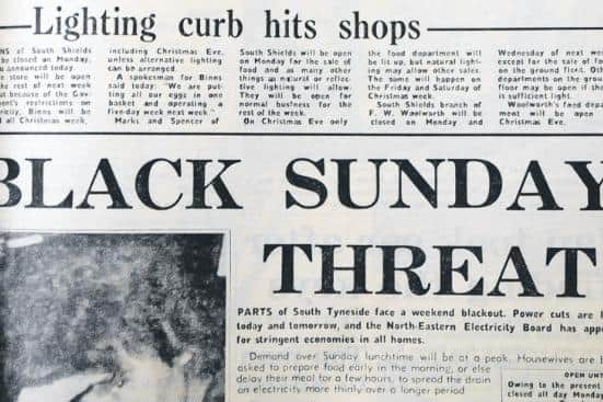 How the Gazette reported the power cuts in 1973.