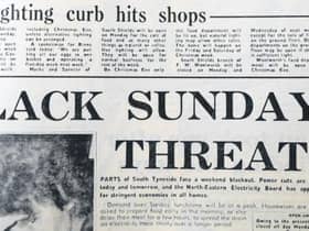 How the Gazette reported the power cuts in 1973.