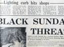How the Gazette reported the power cuts in 1973.