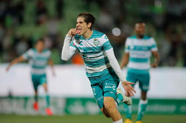 Santiago Munoz joins Newcastle United on loan from Santos Laguna. (Photo by Manuel Guadarrama/Getty Images)