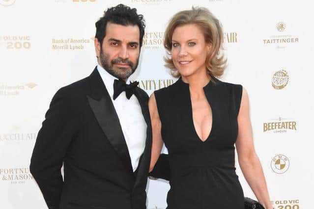 Amanda Staveley and Mehrdad Ghodoussi - part of the PCP consortium who have acquired Newcastle United.  (Photo by Stuart C. Wilson/Getty Images)