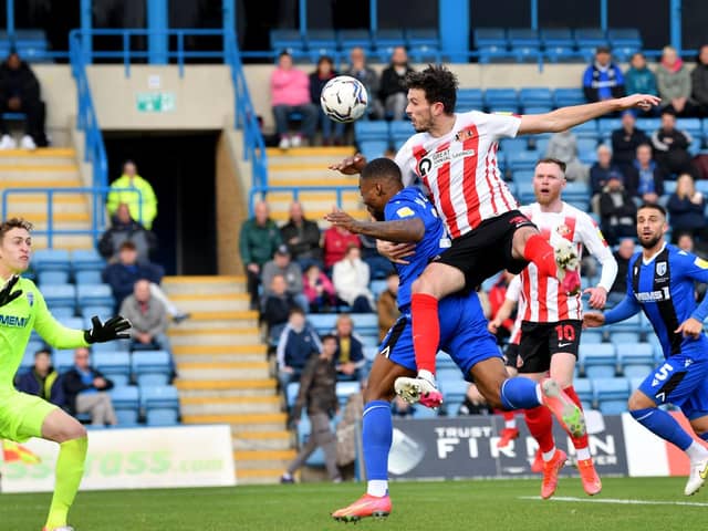 Tom Flanagan nets the winner against Gillingham.