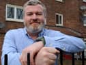 Lee Moore, Armed Forces Support Officer, at the veterans' accommodation, Bedford Avenue, South Shields.