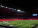 Wembley Stadium.