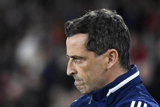 SHEFFIELD, ENGLAND - SEPTEMBER 25: Jack Ross, Manager of Sunderland AFC looks on prior to the Carabao Cup Third Round match between Sheffield United and Sunderland at Bramall Lane on September 25, 2019 in Sheffield, England. (Photo by George Wood/Getty Images)