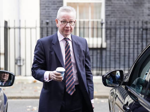 Minister for Levelling Up, Housing and Communities, Michael Gove. Picture: James Manning/PA Wire