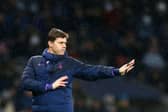 Tottenham Hotspur's Argentinian head coach Mauricio Pochettino gestures during the English Premier League football match between Tottenham Hotspur and Sheffield United at Tottenham Hotspur Stadium in London, on November 9, 2019.