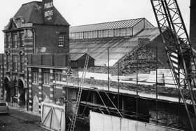 New extensions were being added to Jarrow swimming baths in 1964.