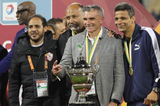 Carteron is now a successful coach and is currently in charge of Egyptian giants Zamalek