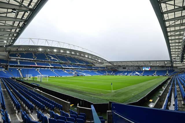 The Amex Stadium.