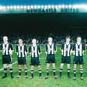 Joe Kendrick, centre, before a game at St James's Park.