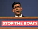 Prime Minister Rishi Sunak during his press conference in Downing Street unveiling plans for new laws to curb Channel crossings as part of the Illegal Migration Bill, which will have a big impact on unaccompanied children seeking safety and sanctuary. Picture by Leon Neal/PA Wire
