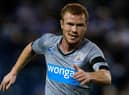 Adam Campbell in action for Newcastle United.