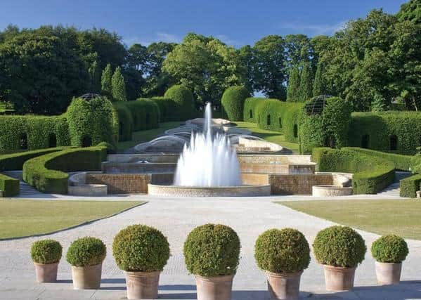 The grand cascade at The Alnwick Garden.