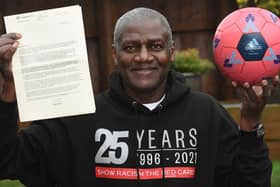 Former footballer and anti-racism campaigner Gary Bennett awarded an MBE in the Queens Awards.