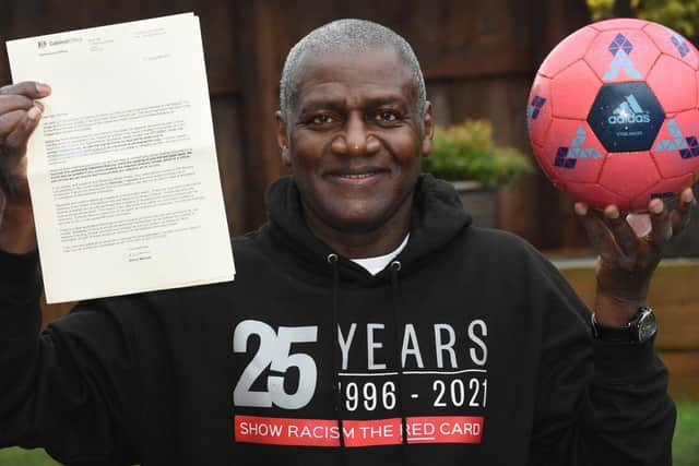 Former footballer and anti-racism campaigner Gary Bennett awarded an MBE in the Queens Awards.