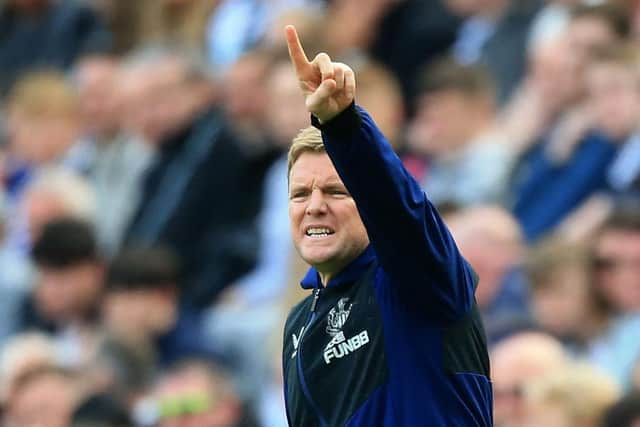 Newcastle United head coach Eddie Howe (Photo by LINDSEY PARNABY/AFP via Getty Images)