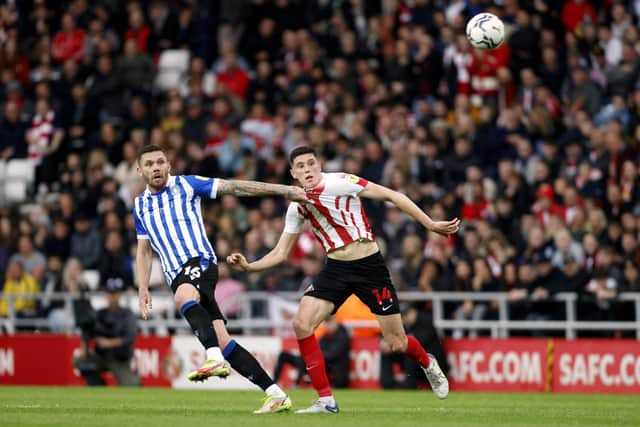 Sunderland and Sheffield Wednesday played out a tense first leg