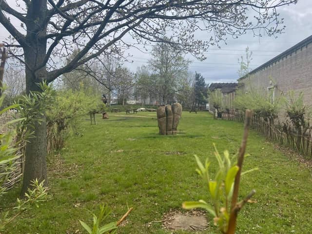 Area for the proposed outdoor play space