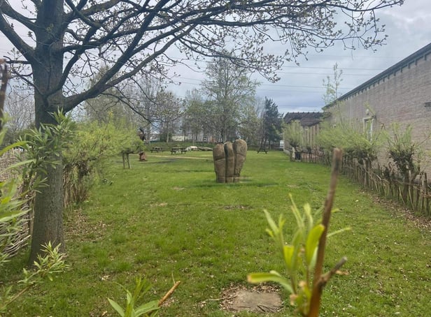 Area for the proposed outdoor play space