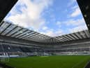 St James's Park, the home of Newcastle United Football Club.  (Photo by PAUL ELLIS/POOL/AFP via Getty Images)