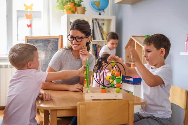 There will be significant investment in services such as speech and language therapy, as well as more specialist places within mainstream schools so children can receive support closer to home. Photo posed by models