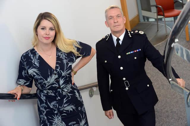 Northumbria Police and Crime Commissioner Kim McGuinness and Chief Constable Winton Keenen are delighted that the recruitment drive is continuing. Picture by Stu Norton.
