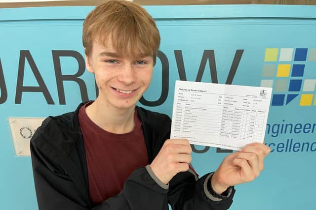 Jarrow school student Kyle Towsey