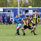 Hebburn Town players in action. Picture credit Andrew Machin.