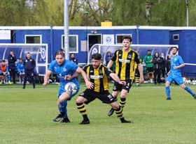 Hebburn Town players in action. Picture credit Andrew Machin.