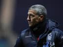 PRESTON, ENGLAND - JANUARY 02:  Chris Hughton the manager of Nottingham Forest looks on after the Sky Bet Championship match between Preston North End and Nottingham Forest at Deepdale on January 02, 2021 in Preston, England.  (Photo by Alex Livesey/Getty Images)