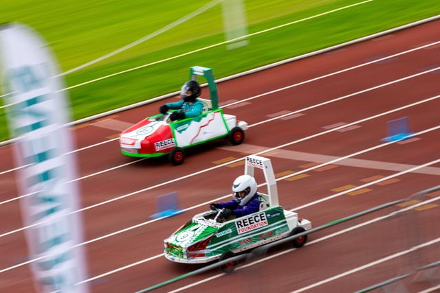 Greenpower North East Goblin race event at Gateshead International Stadium. Photographer: Adam Pigott.