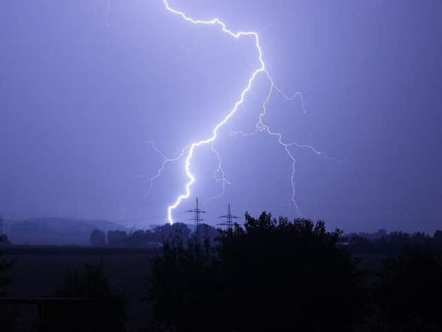 The Met Office has issued a thunderstorm warning for Friday.