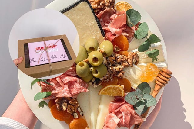 Hailing to have 'the perfect lockdown date night' Crunch Edinburgh is offering DIY cheese and charcuterie platter kits. All the foods pictured are included in the kit along with crackers, chilli jam, delivery and instructions. Brie mine?