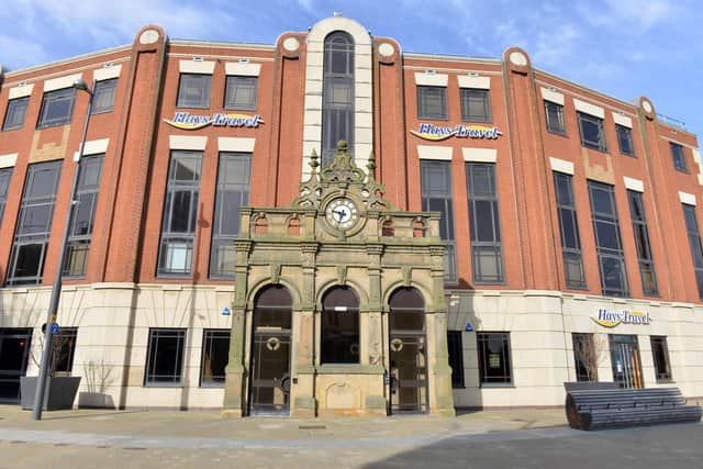 Hays Travel headquarters in Keel Square, Sunderland.