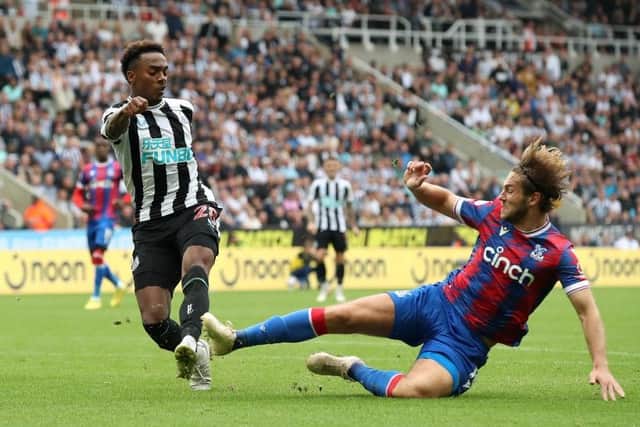 Crystal Palace defender Joachim Andersen has been ruled-out of the clash with Newcastle United on Saturday. (Photo by Jan Kruger/Getty Images)