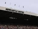NEWCASTLE UPON TYNE, ENGLAND - APRIL 17: A general view inside the stadium during the Premier League match between Newcastle United and Leicester City at St. James Park on April 17, 2022 in Newcastle upon Tyne, England. (Photo by George Wood/Getty Images)
