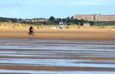 Members of the South Shields Volunteer Life Brigade, Sunderland Coastguard Rescue Team, Northumbria Police and the North East Ambulance Service were called to Sandhaven Beach after a man was seen in the water.