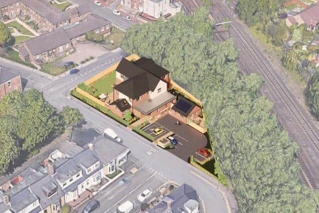 3D picture of how proposed residential children’s home on corner of Grant Street and Hill Street, Jarrow, could look Credit: JDDK Architect