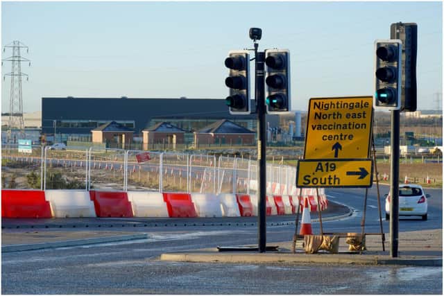 The Nightingale North East hospital site is located off the A19 near Nissan.